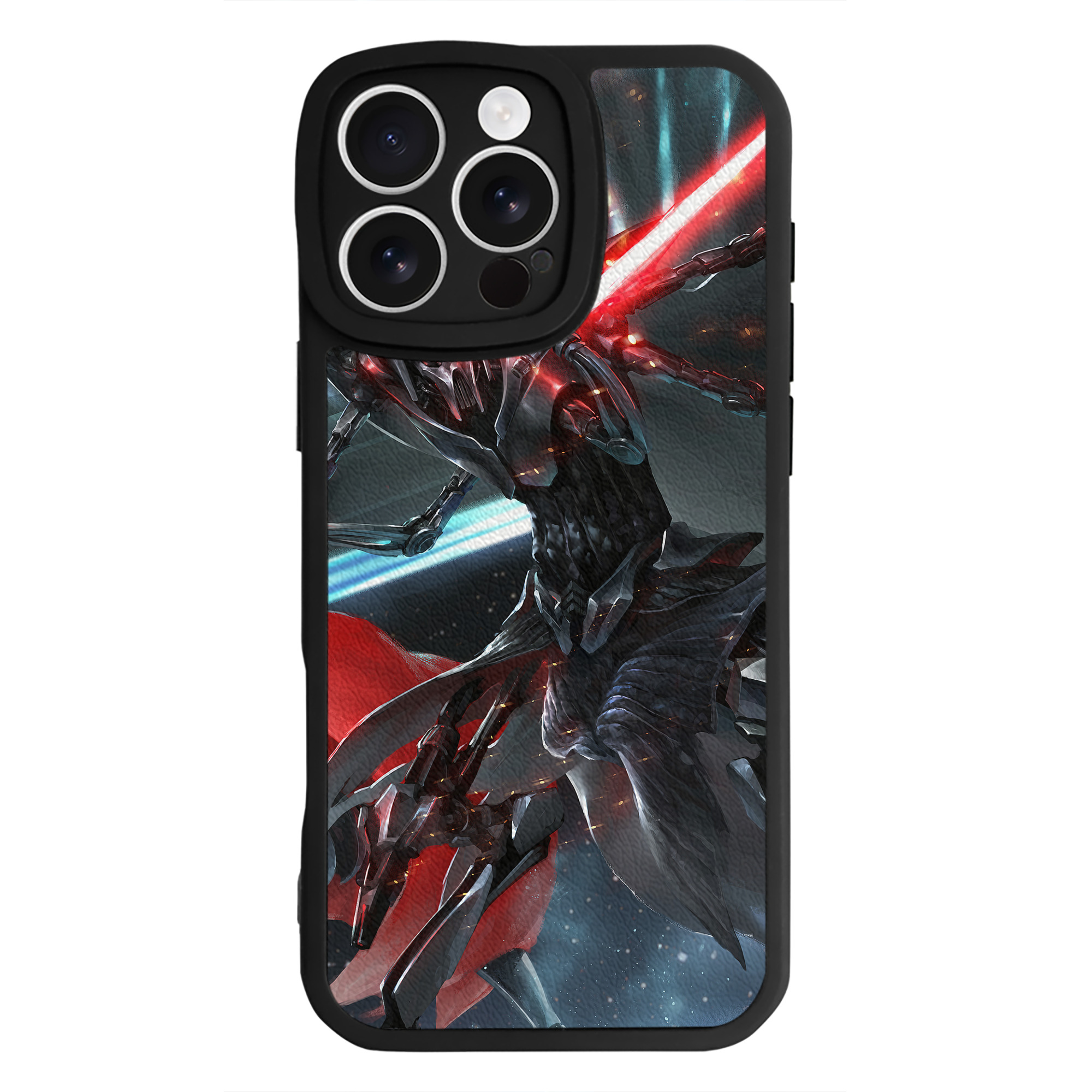（画像用） スター・ウォーズ Star Wars 【iPhone 16シリーズ対応】シリコンスマホケース（レザー調） 材質：シリコン